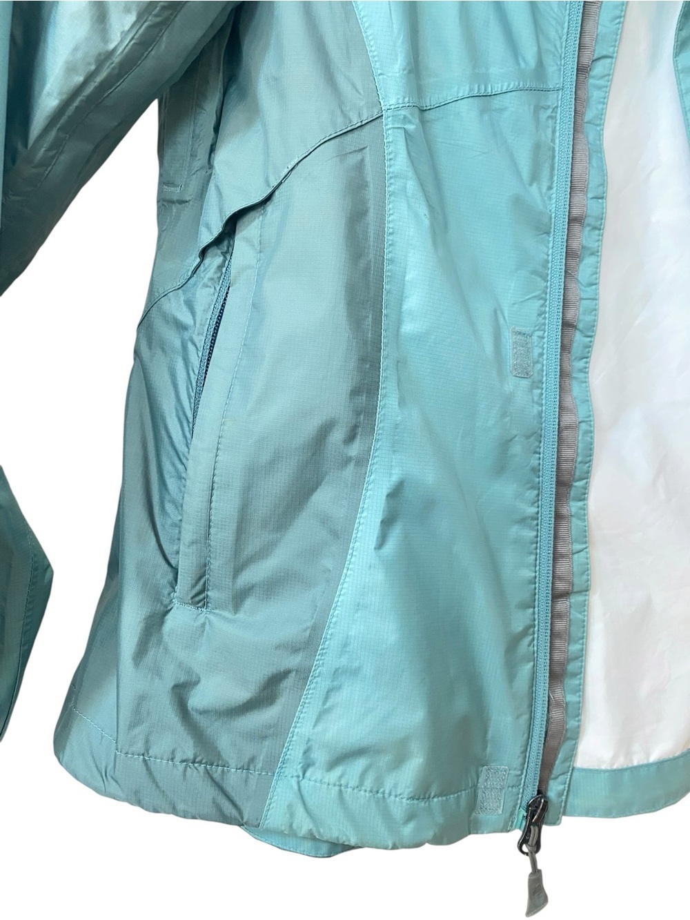 Sierra Designs Hurricane Waterproof Hooded Jacket Lightweight Rain Coat sz M - Picture 5 of 9